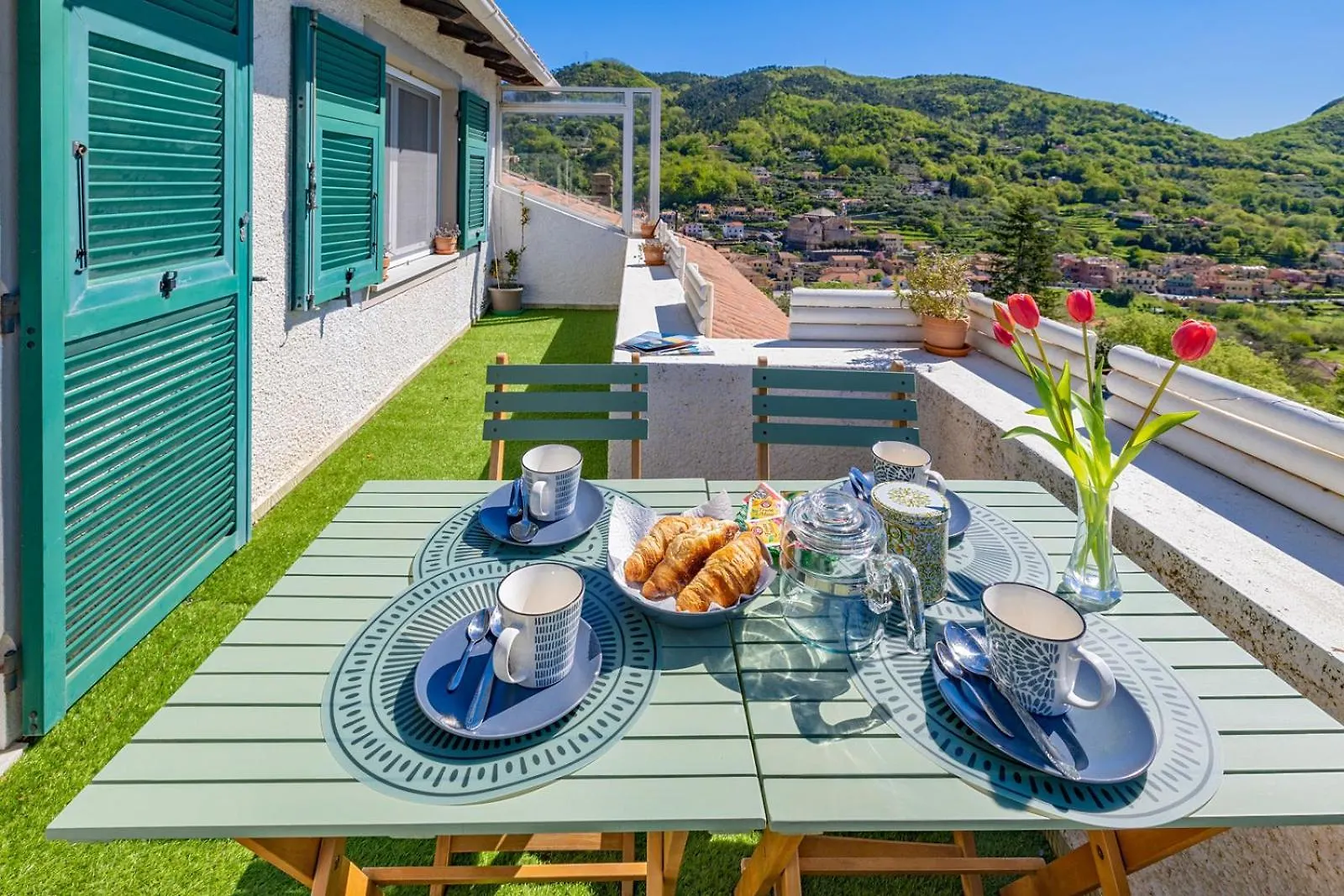 La Casa Sul Tetto Outdoor Apartment Calice Ligure